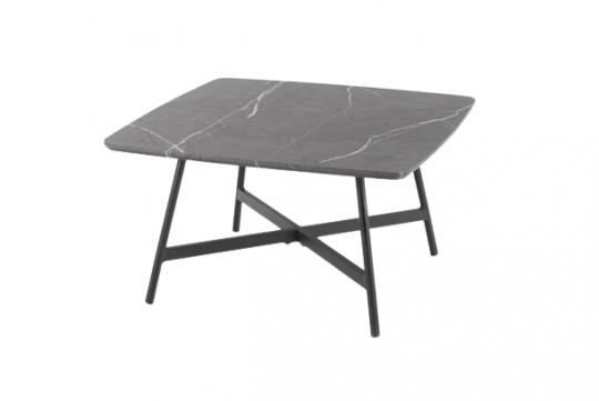 Table basse 'Milos' - Noir/Blanc