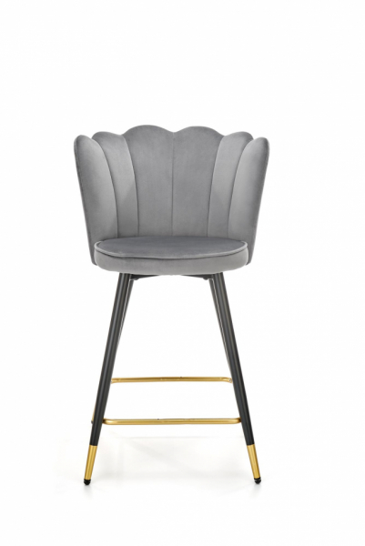 Tabouret de bar 'Vallvik' - Gris