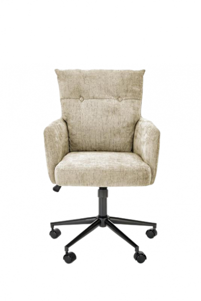 Chaise de bureau 'Merida' - Beige/Noir