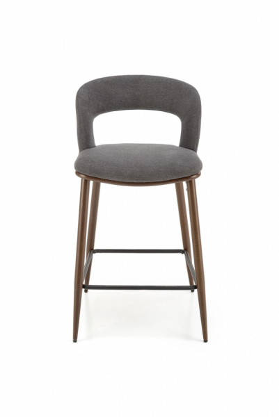 Tabouret de bar 'Vestby' - Gris/marron