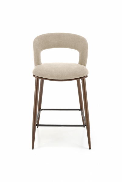 Tabouret de bar 'Vestby' - Beige/marron