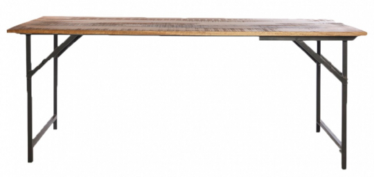 Table à manger Vintage 180x80cm - Nature