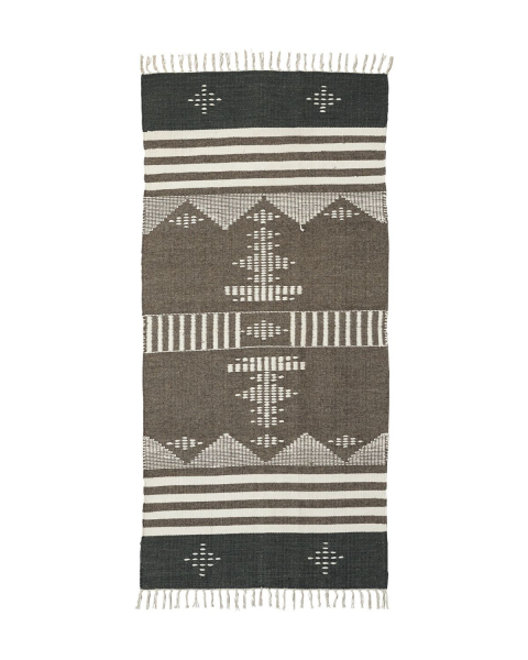 Tapis 'Coto' 200x90cm - Brun