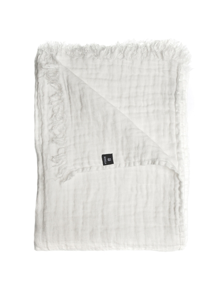 Plaid 'Hannelin' 130x170 - Blanc