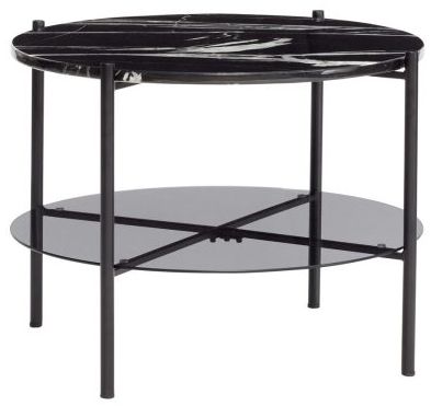 Table d'appoint 'Smoked' - Marbre