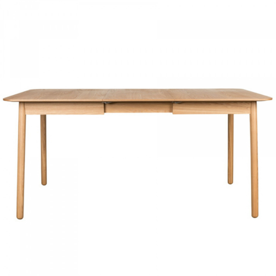 Table 'Glimpse' 120-162x80cm - Chêne