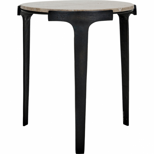 Table d'appoint 'Fula' 45x51cm - Gris