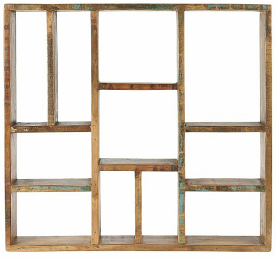 Étagère murale 'Unique' - Bois recyclé/Vintage