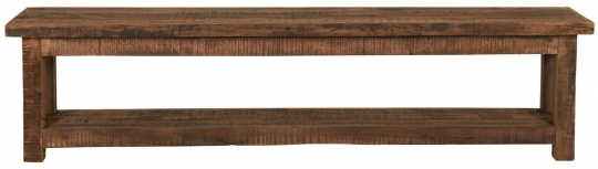 Banc avec étagères 'Unique' - Naturel