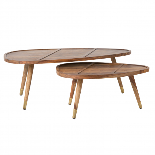 Table basse 'Sham' 2set - Naturel