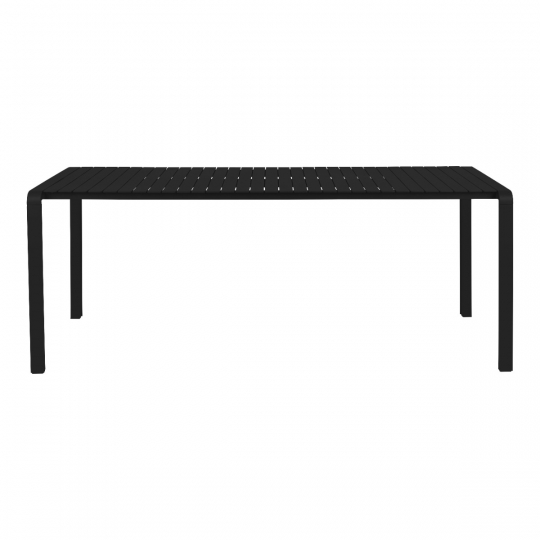 Table de jardin 'Vondel' 214x97cm - Noir