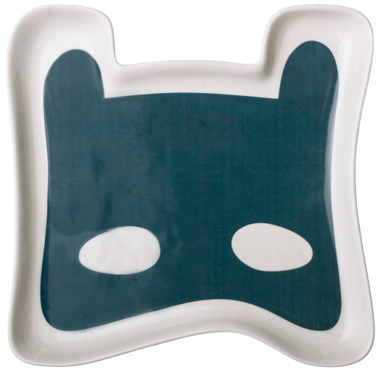 Assiette en porcelaine 'Superhero' - Bleu