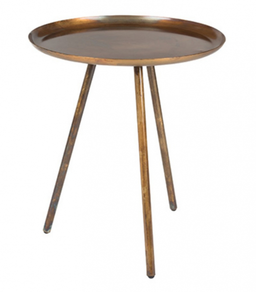 Table d'appoint 'Frost' - Fer laqué cuivre