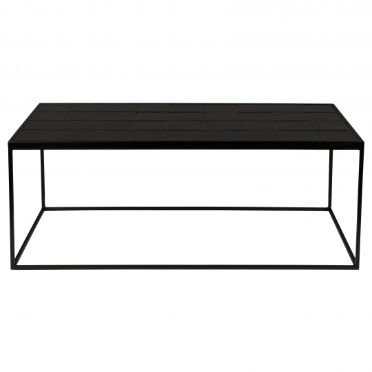 Table basse 'Glazed' - Noir