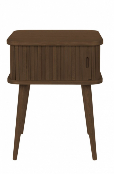 Table d'appoint/Table de chevet 'Barbier' - Noyer