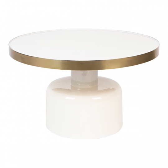 Table d'appoint 'Glam' - Blanc