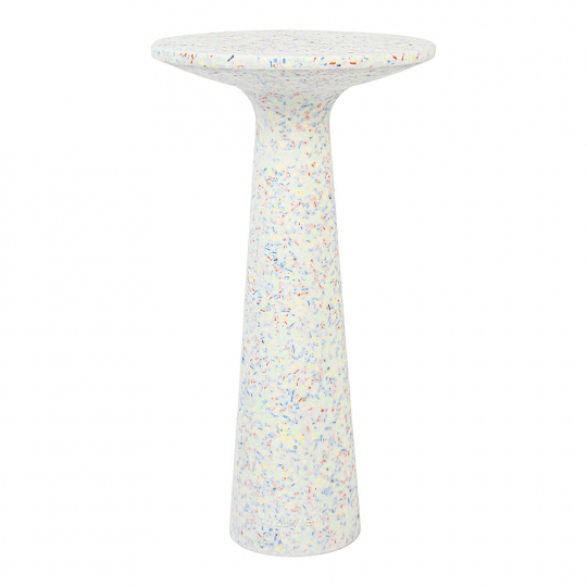 Table d'appoint 'Victoria' - Blanc/Multi