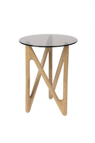 Table d'appoint 'Naia' 40x40 - Naturel