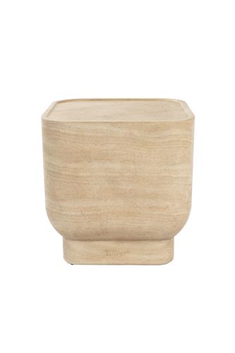 Table d'appoint 'Noble' Carrée - Beige