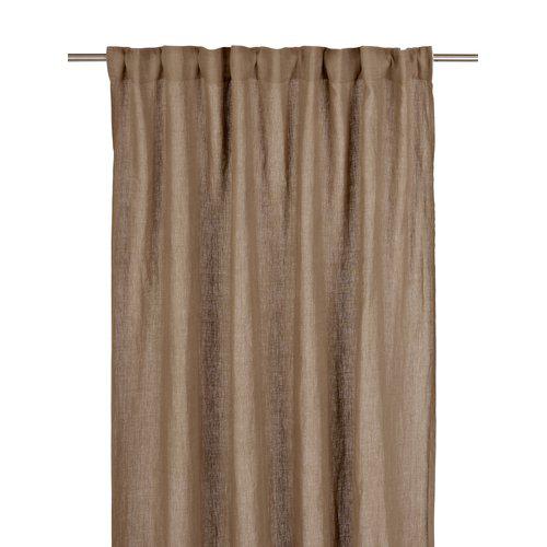 Rideau 'Julie' 2-pack 145x280 - Brun foncé