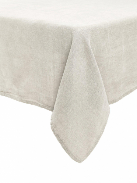 Nappe 'Julie' 145x280 - Lin/Blanc