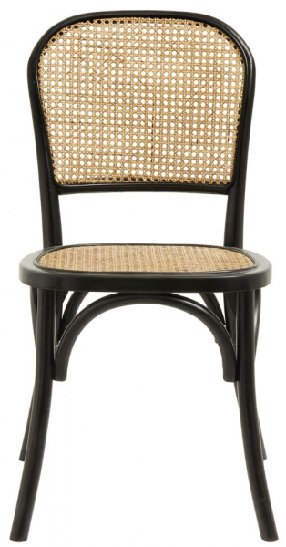 Chaise 'Wicky' - Noir/Nature