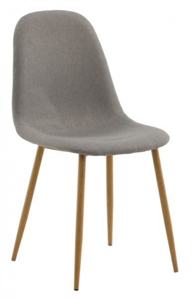 Chaise 'Eidsberg' - Gris/Chêne