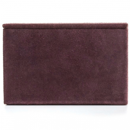 Boîte de rangement 'Hallon' - Suède/Aubergine