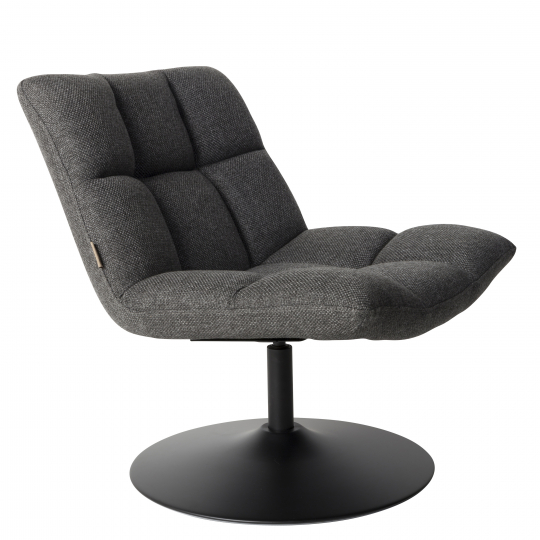 Fauteuil 'Bar' - Gris foncé