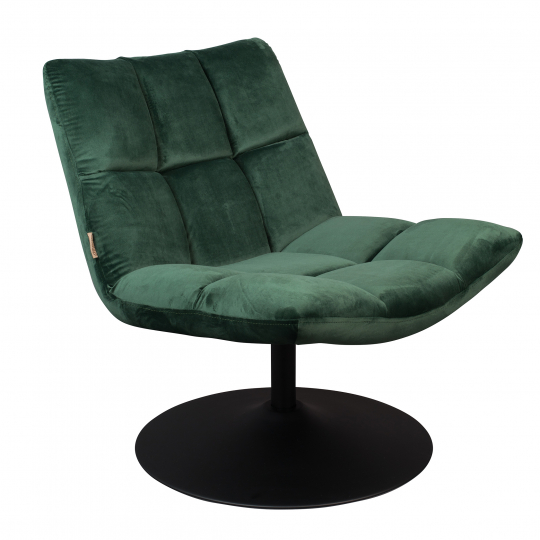 Fauteuil 'Bar' - Velours/Vert