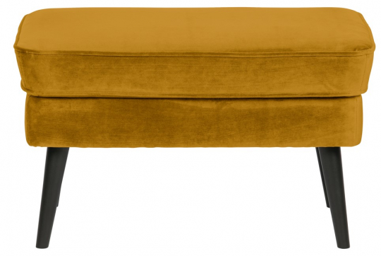 Pouf 'Rocco' - Ocre/Samette