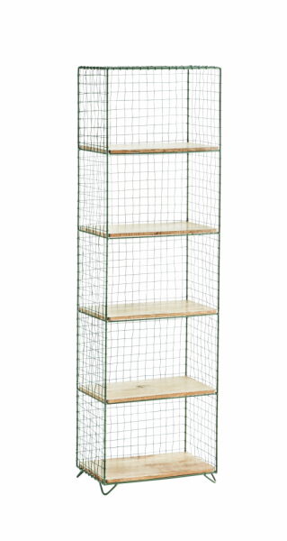 Étagère 'Iron' - Vert/naturel