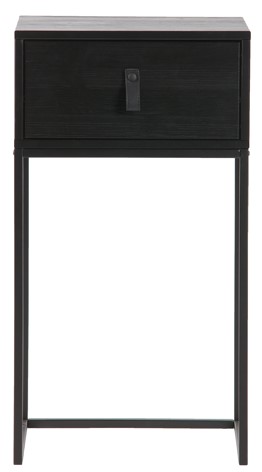 Table de chevet 'Zola' tiroir - Noir
