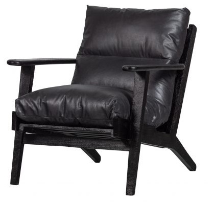 Fauteuil 'Houston' - Noir