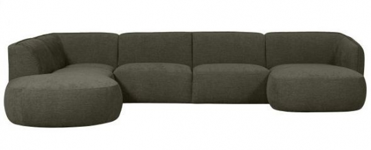 Canapé gauche 'Polly' - Vert