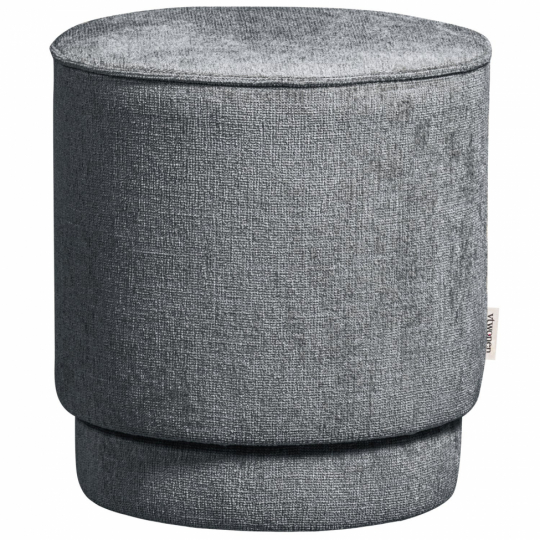 Pouf 'Pearl' - Gris/bleu