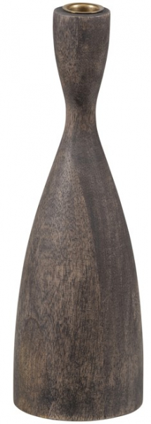 Bougeoir 'Rosa' 28 cm - Brun