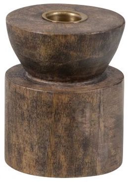 Bougeoir 'Aiden' - Brun