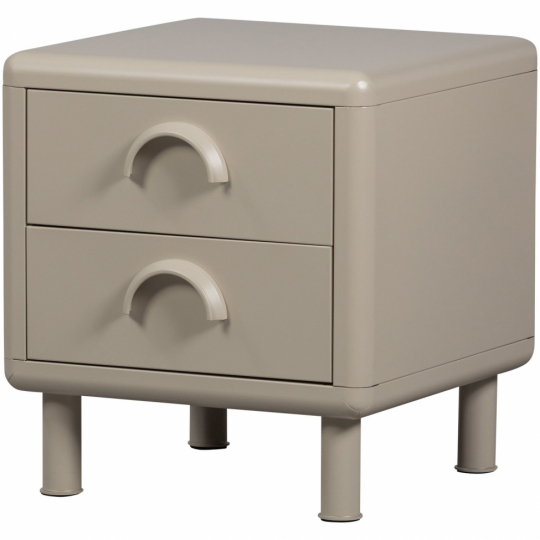 Table de nuit 'Rune' - Beige