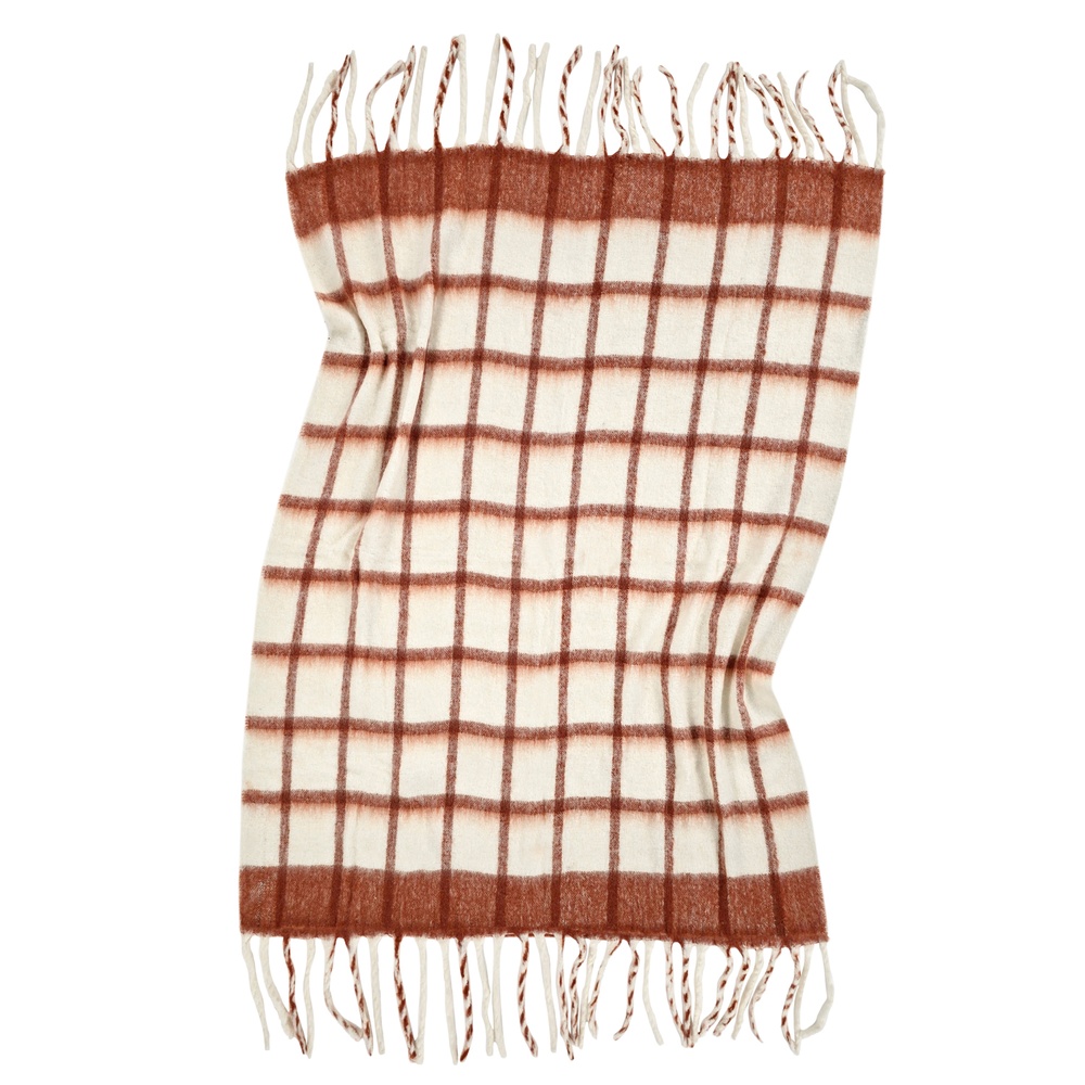 Plaid ' Rachel ' 130 x 170 cm - Rose