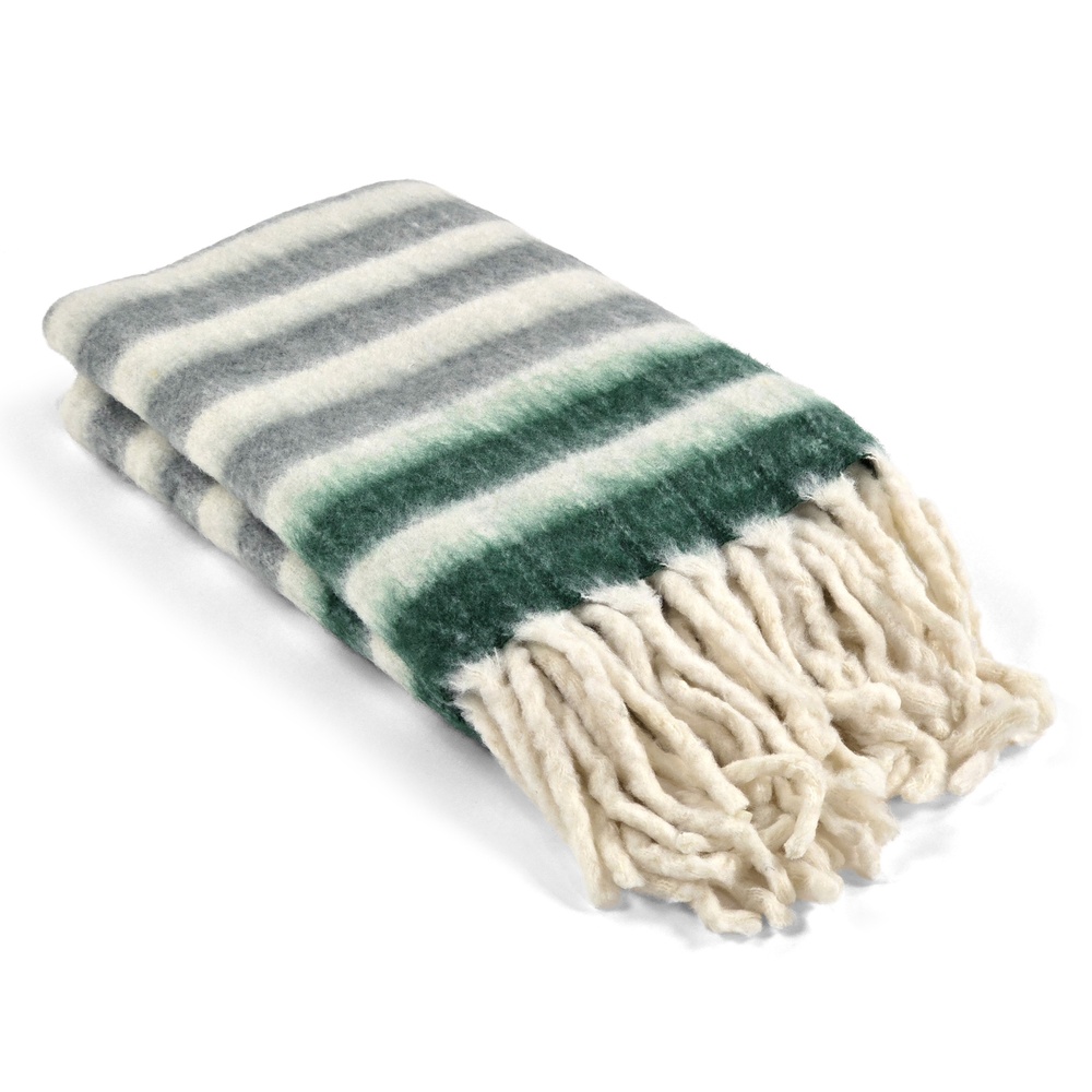 Plaid ' Monica ' 130 x 170 cm - Vert