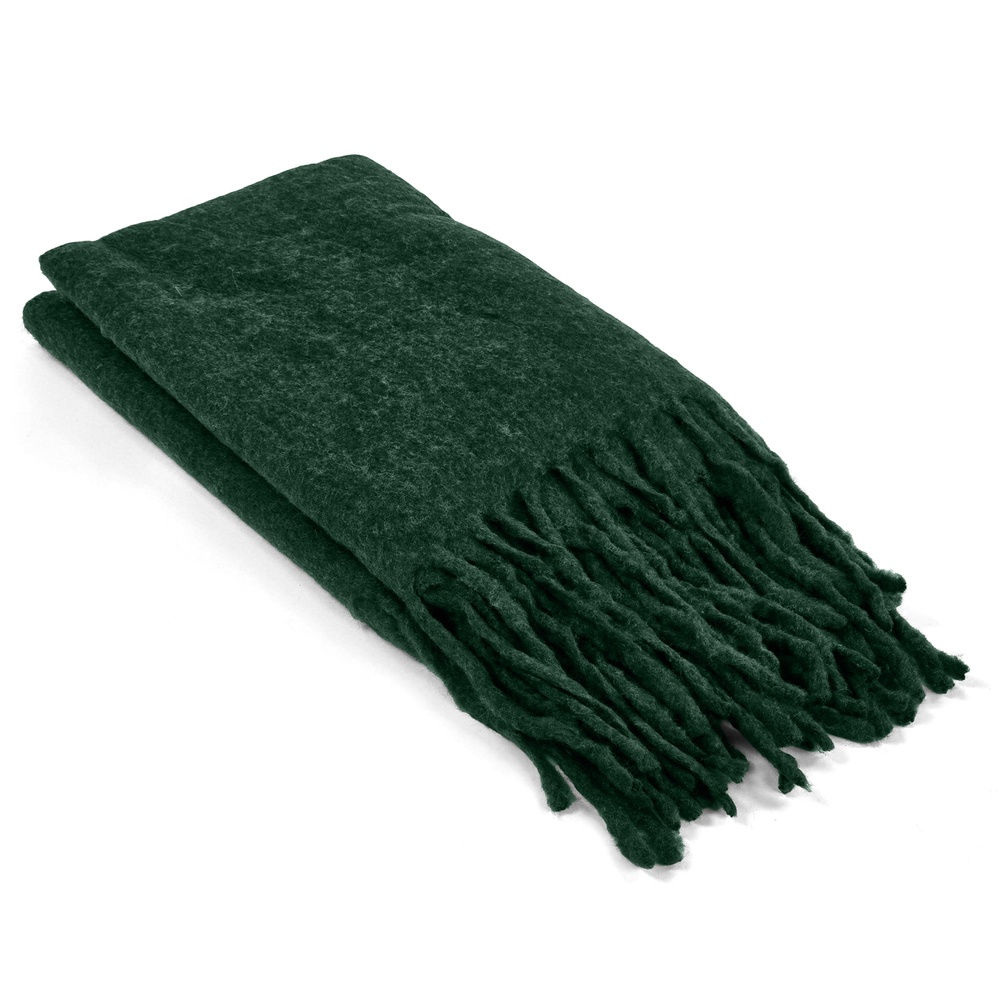Plaid ' Samantha ' 130 x 170 cm - Vert