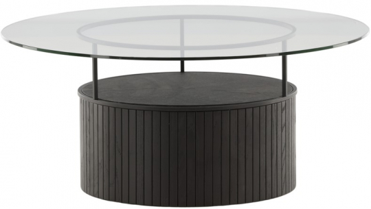 Table basse 'Beisfjord' Ronde 90cm - Noir