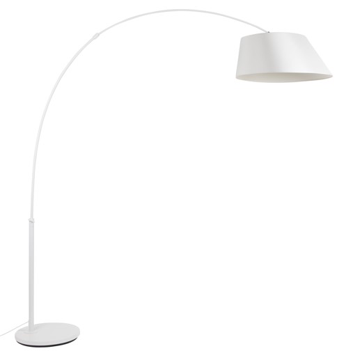 Lampe sur pied 'Arc' - Blanc