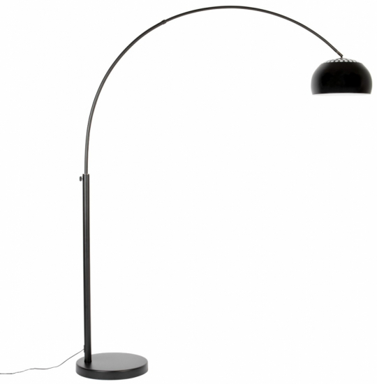 Lampe sur pied 'Metal Bow' - Noir