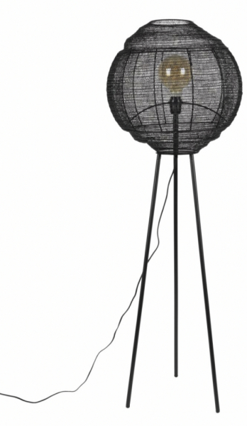 Lampe sur pied 'Meezan' - Noir