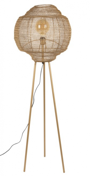 Lampe sur pied 'Meezan' - Or