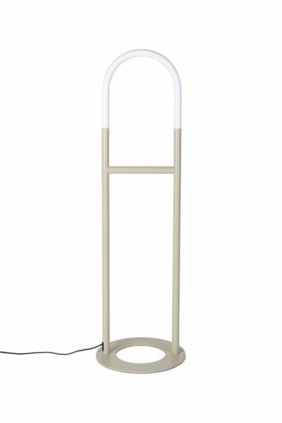 Lampe sur pied 'Arch' - Beige