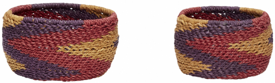 Lot de 2 petits paniers 'Color' - Multi