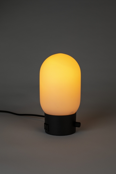 Lampe de table 'Urban Charger' - Noir